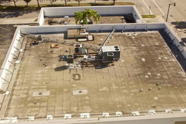 Rénovation de toiture d'un complexe commercial